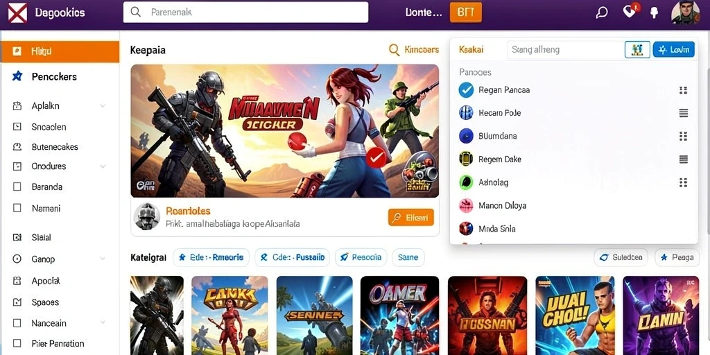 Sistem hadiah harian yang memotivasi pemain.