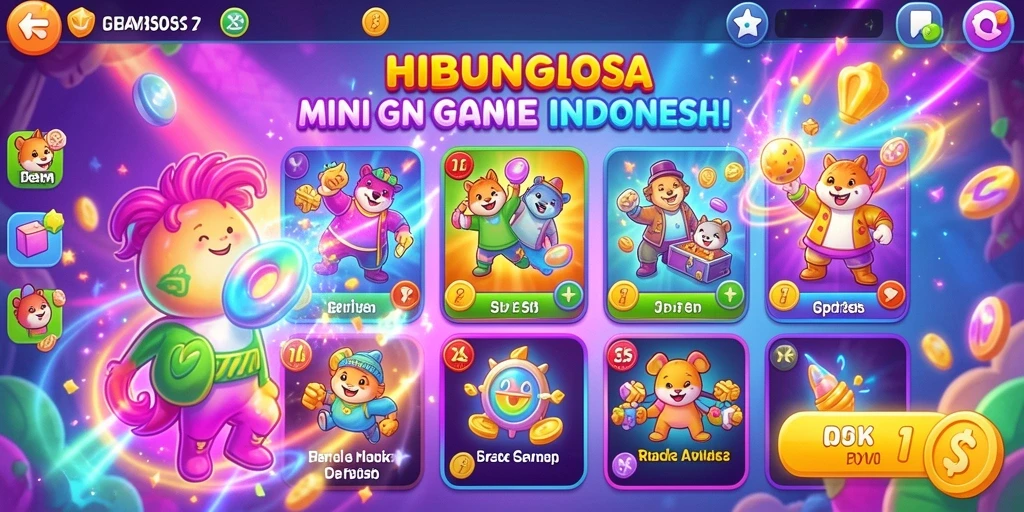 Tantangan seru di setiap level permainan.