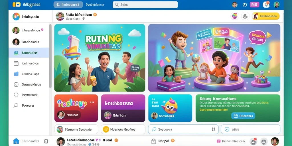 Pemandangan level yang indah dan detail.