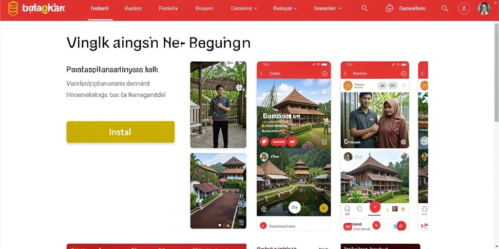 Tampilan antarmuka yang user-friendly dan intuitif.