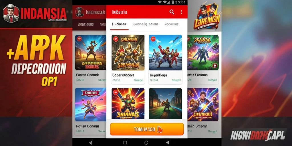 Menu pengaturan yang mudah dijelajahi dan diakses.