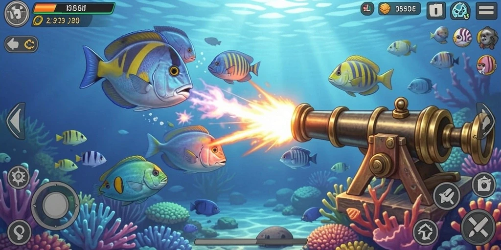 Menampilkan karakter-karakter unik dalam game.