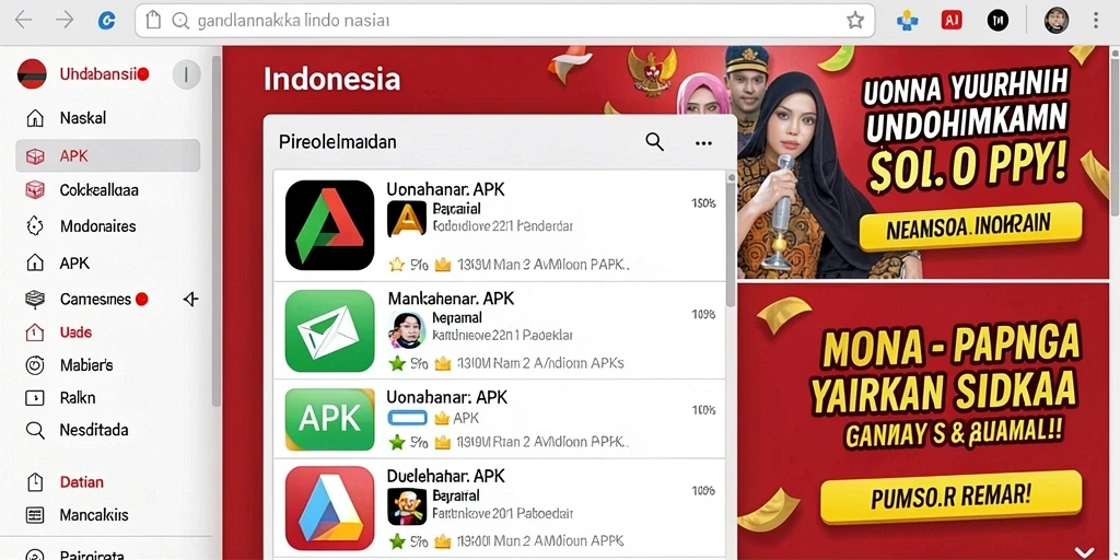 Tampilan antarmuka pengguna yang intuitif dan menarik.